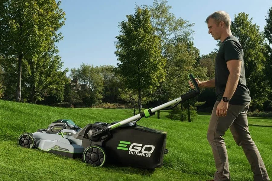 lithium battery operated lawn mowers